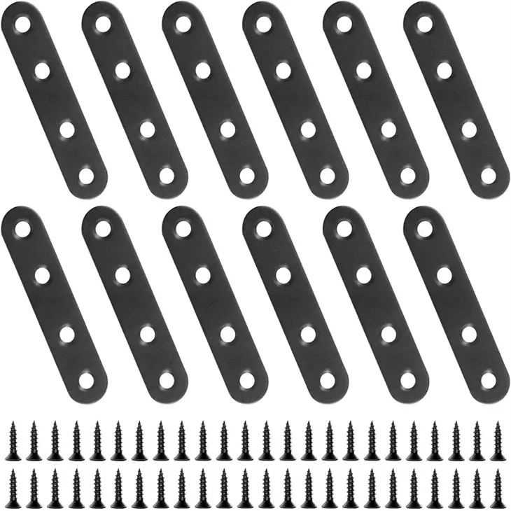 Неръждаема права плоска метална скоба